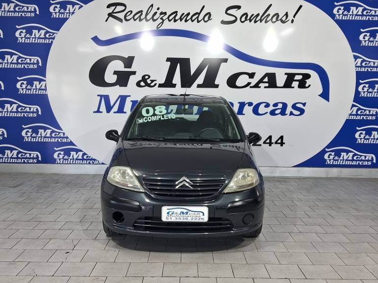 CITROËN - C3 - 2008/2008 - Preta - R$ 19.900,00
