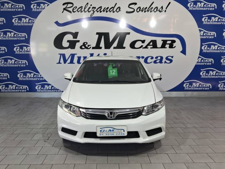 HONDA - CIVIC - 2012/2012 - Branca - R$ 67.900,00
