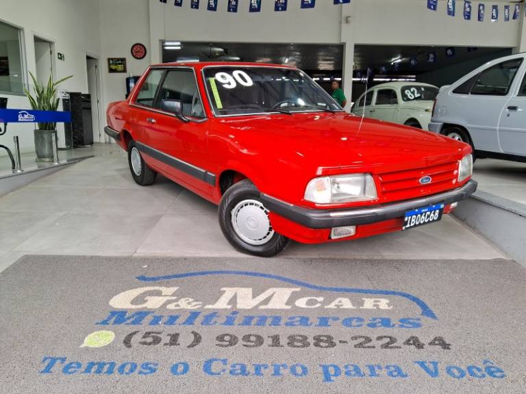 FORD - DEL REY - 1989/1990 - Vermelha - R$ 28.900,00