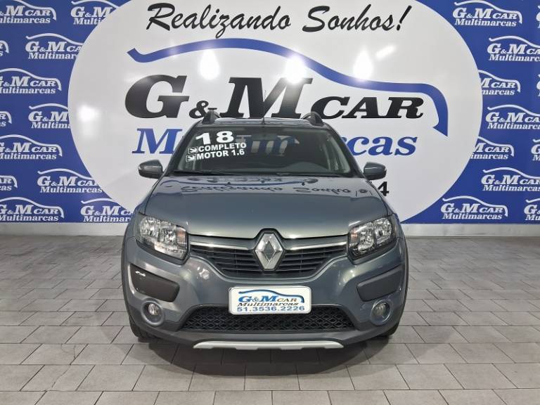 RENAULT - SANDERO - 2017/2018 - Cinza - R$ 44.900,00