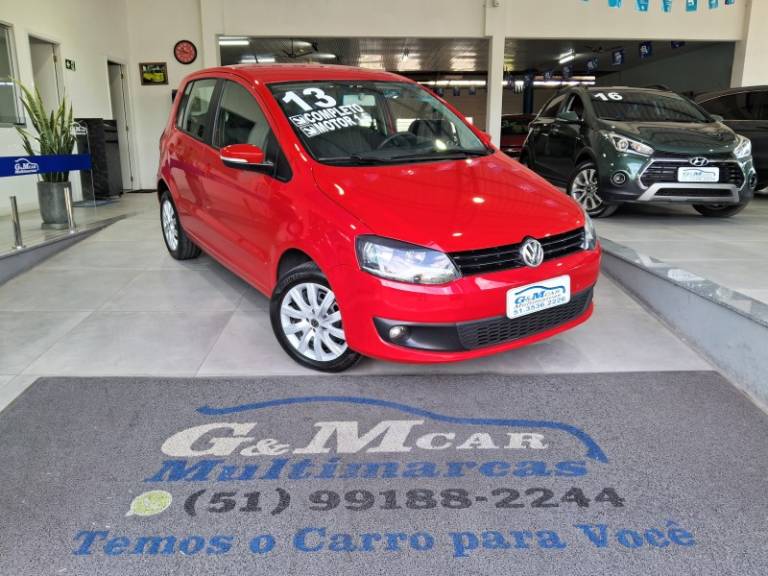 VOLKSWAGEN - FOX - 2013/2013 - Vermelha - R$ 42.900,00