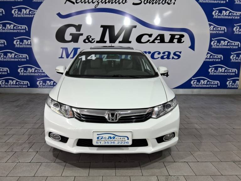 HONDA - CIVIC - 2013/2014 - Branca - R$ 81.900,00