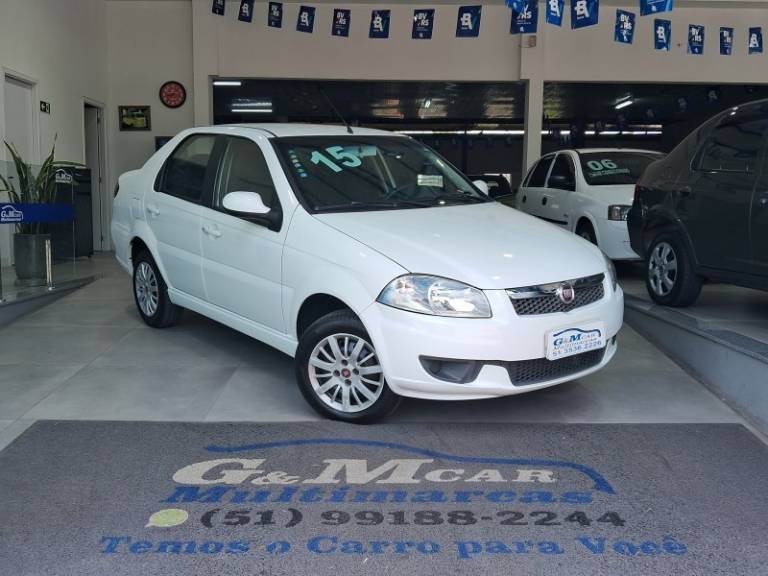 FIAT - SIENA - 2014/2015 - Branca - R$ 37.900,00