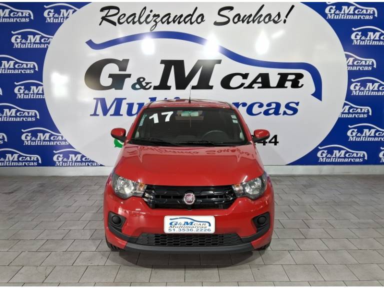 FIAT - MOBI - 2016/2017 - Vermelha - R$ 43.900,00