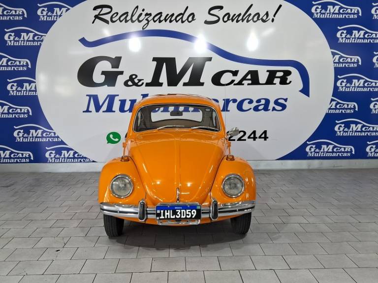 VOLKSWAGEN - FUSCA - 1975/1975 - Laranja - R$ 45.900,00