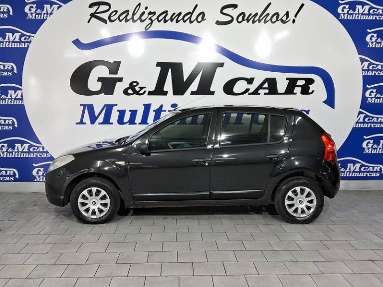 RENAULT - SANDERO - 2009/2009 - Preta - R$ 27.900,00