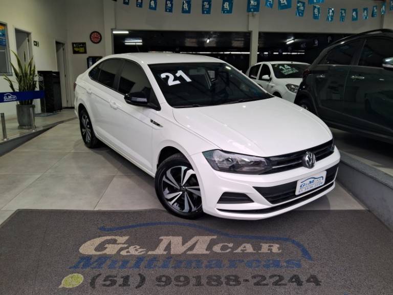 VOLKSWAGEN - VIRTUS - 2020/2021 - Branca - R$ 81.900,00