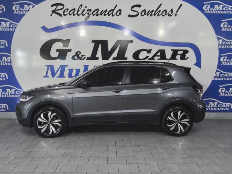 VOLKSWAGEN - T-CROSS - 2024/2025 - Cinza - R$ 129.900,00