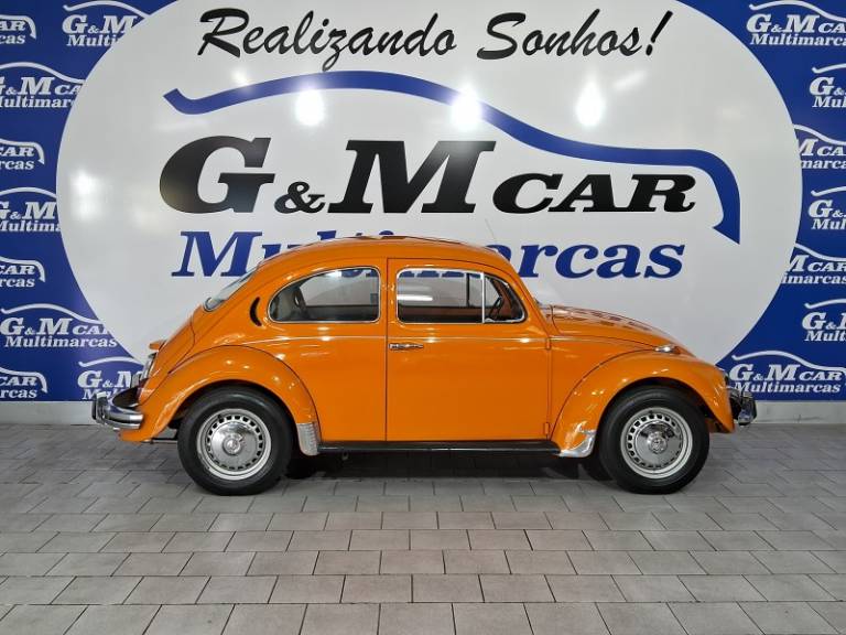 VOLKSWAGEN - FUSCA - 1975/1975 - Laranja - R$ 45.900,00