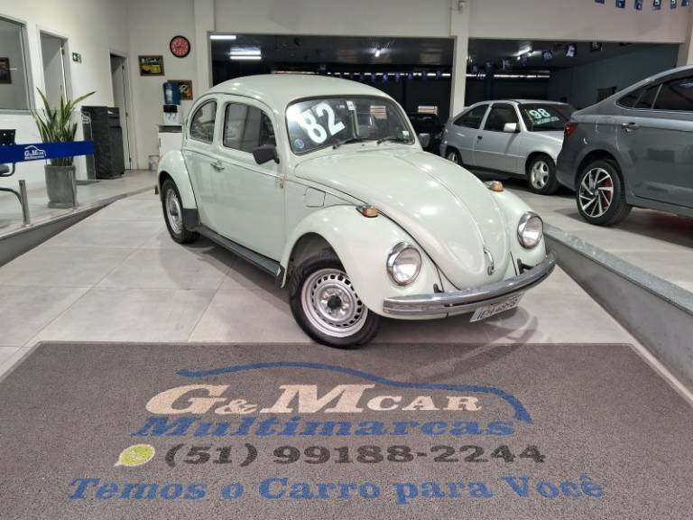 VOLKSWAGEN - FUSCA - 1981/1982 - Verde - R$ 18.900,00