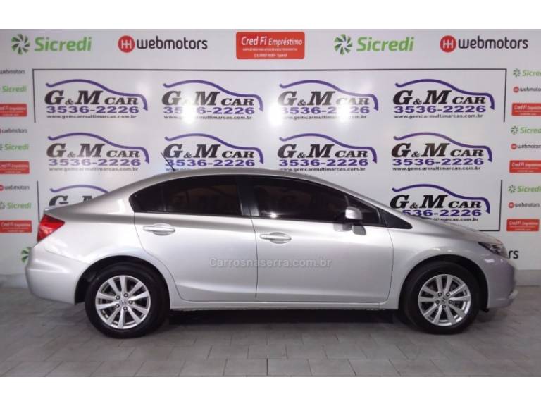 HONDA - CIVIC - 2014/2015 - Prata - R$ 71.900,00