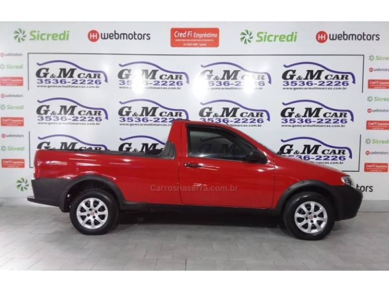 FIAT - STRADA - 2009/2010 - Vermelha - R$ 35.900,00