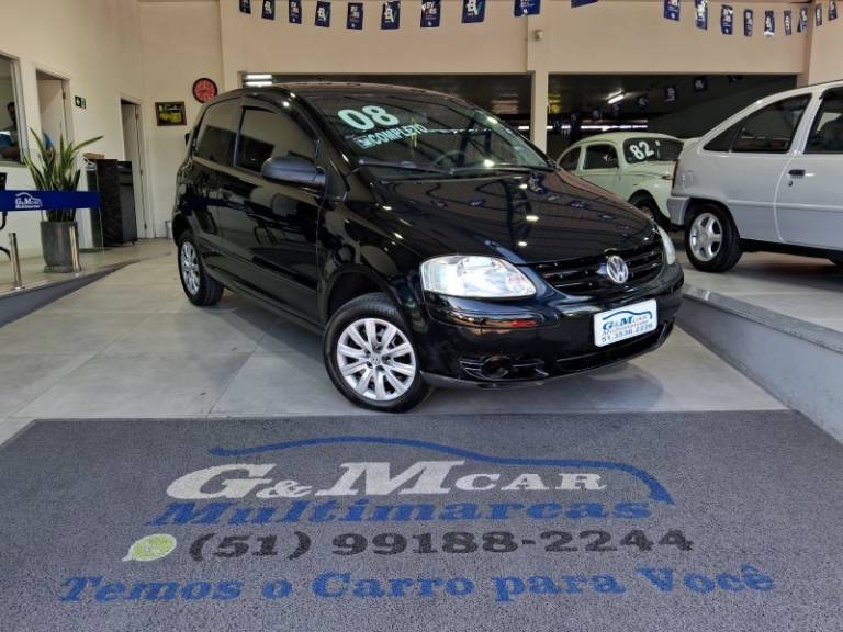 VOLKSWAGEN - FOX - 2007/2008 - Preta - R$ 23.900,00