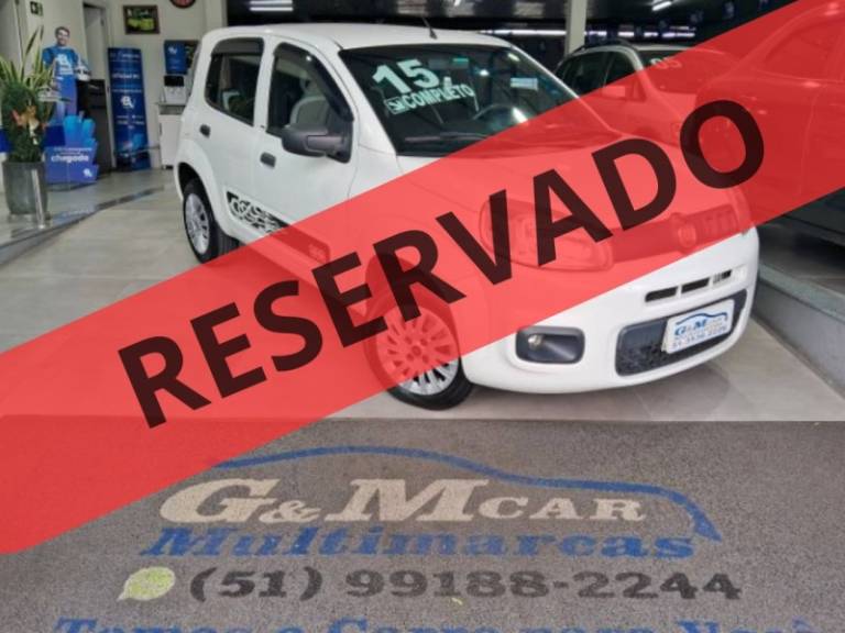 FIAT - UNO - 2014/2015 - Branca - R$ 38.900,00