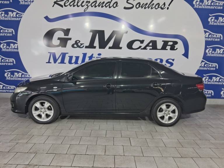 TOYOTA - COROLLA - 2008/2009 - Preta - R$ 45.900,00