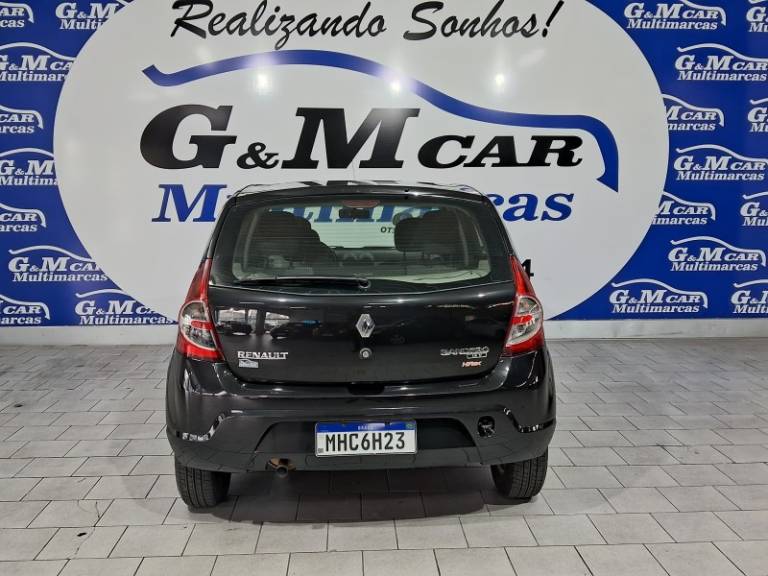 RENAULT - SANDERO - 2009/2009 - Preta - R$ 27.900,00