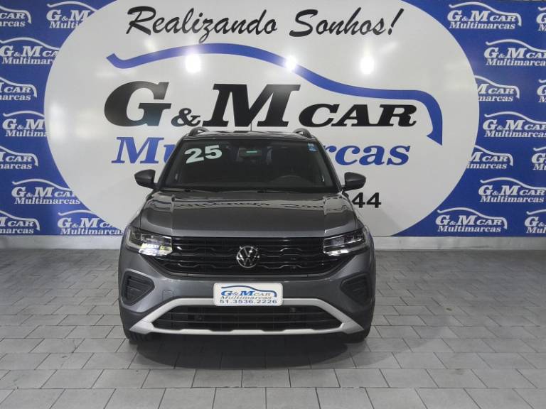 VOLKSWAGEN - T-CROSS - 2024/2025 - Cinza - R$ 129.900,00