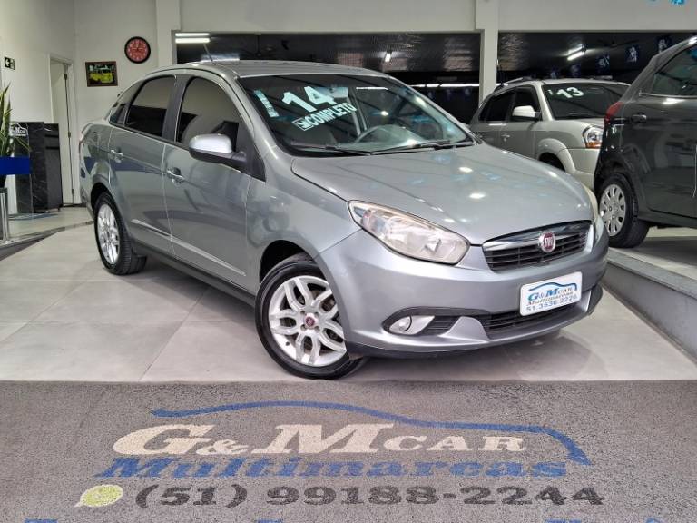 FIAT - GRAND SIENA - 2013/2014 - Cinza - R$ 34.900,00