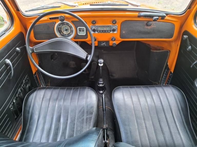 VOLKSWAGEN - FUSCA - 1975/1975 - Laranja - R$ 45.900,00