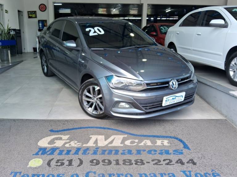 VOLKSWAGEN - VIRTUS - 2019/2020 - Cinza - R$ 79.900,00