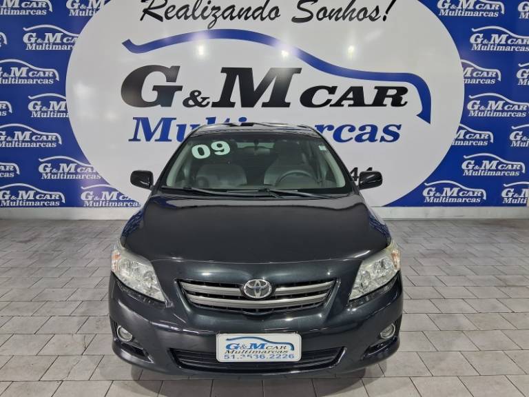 TOYOTA - COROLLA - 2008/2009 - Preta - R$ 45.900,00