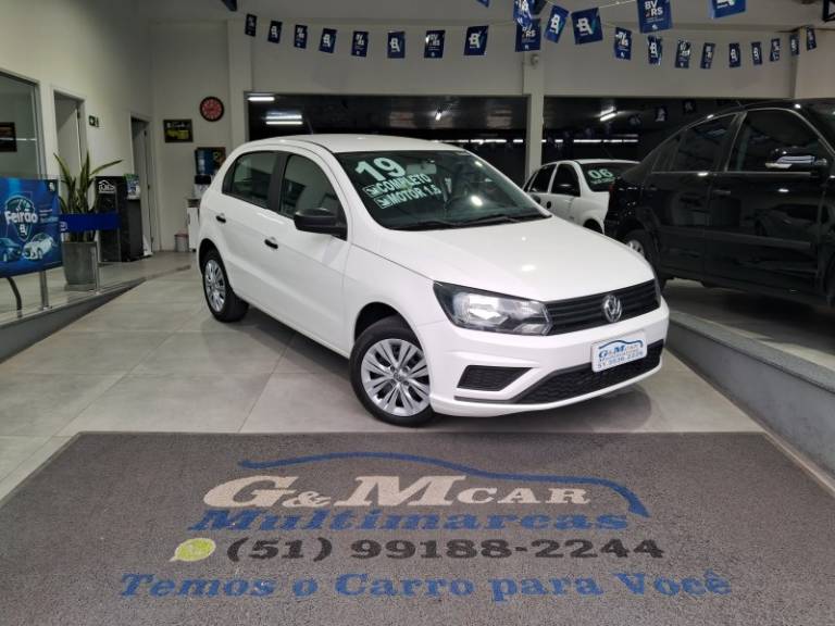 VOLKSWAGEN - GOL - 2018/2019 - Branca - R$ 50.900,00