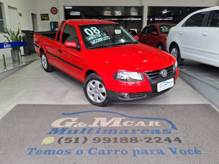 VOLKSWAGEN - SAVEIRO - 2007/2008 - Vermelha - R$ 41.900,00