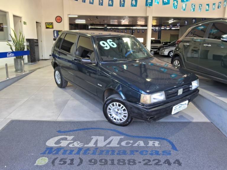 FIAT - UNO - 1995/1996 - Azul - R$ 9.900,00
