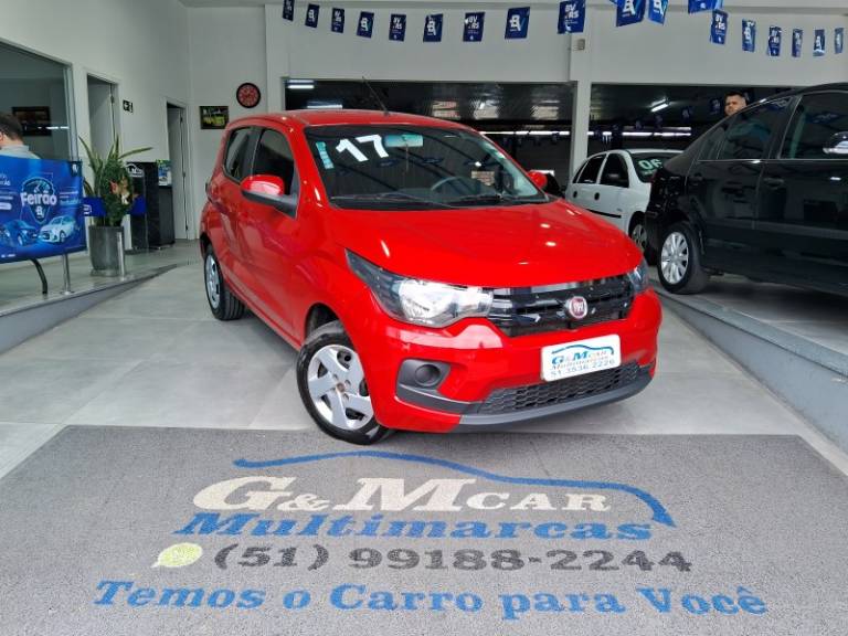 FIAT - MOBI - 2016/2017 - Vermelha - R$ 43.900,00