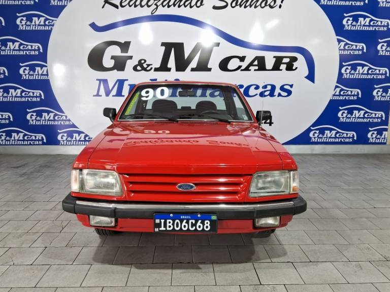 FORD - DEL REY - 1989/1990 - Vermelha - R$ 28.900,00