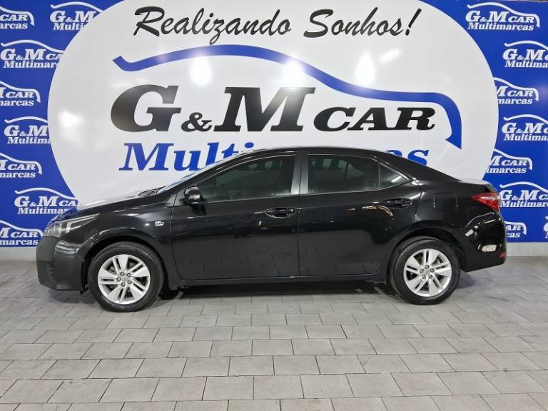 TOYOTA - COROLLA - 2014/2015 - Preta - R$ 75.900,00