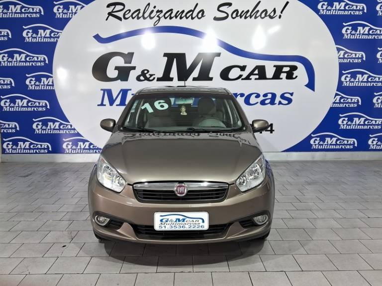 FIAT - GRAND SIENA - 2015/2016 - Cinza - R$ 45.900,00