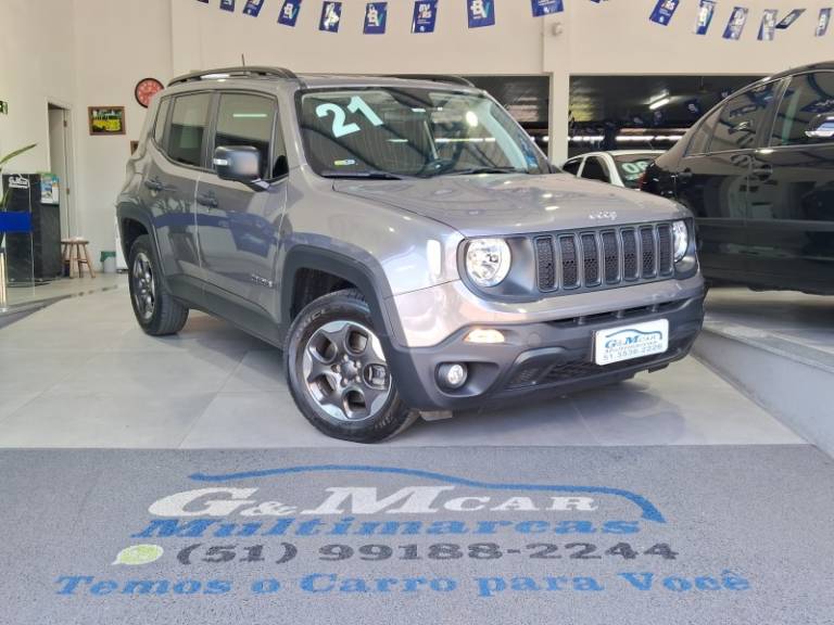 JEEP - RENEGADE - 2020/2021 - Cinza - R$ 84.900,00