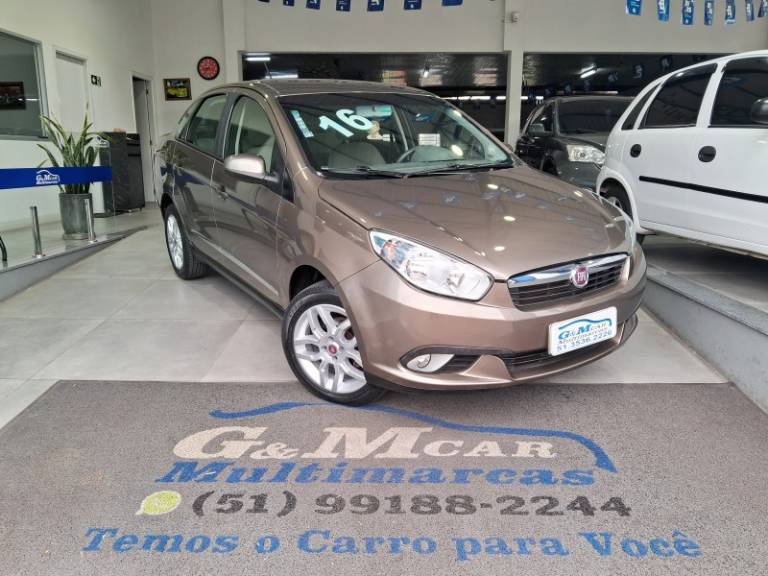 FIAT - GRAND SIENA - 2015/2016 - Cinza - R$ 45.900,00