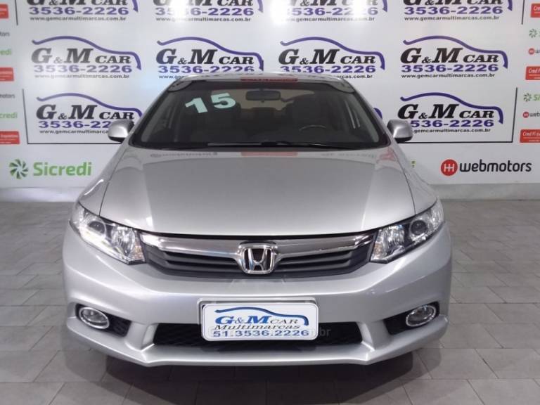 HONDA - CIVIC - 2014/2015 - Prata - R$ 71.900,00