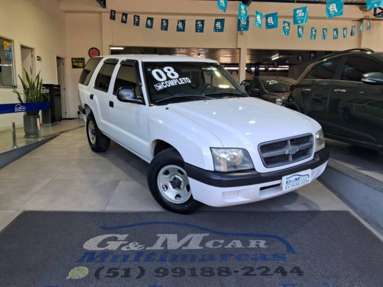 CHEVROLET - BLAZER - 2007/2008 - Branca - R$ 43.900,00