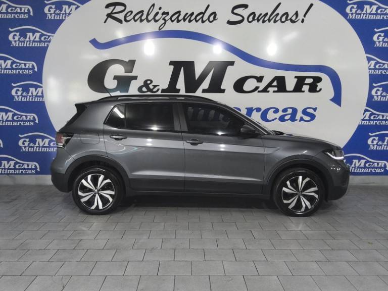 VOLKSWAGEN - T-CROSS - 2024/2025 - Cinza - R$ 129.900,00