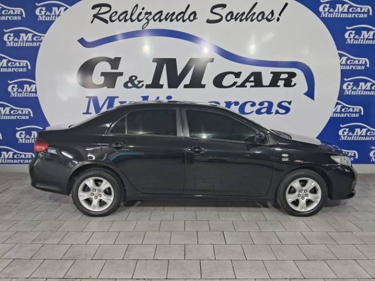 TOYOTA - COROLLA - 2008/2009 - Preta - R$ 45.900,00