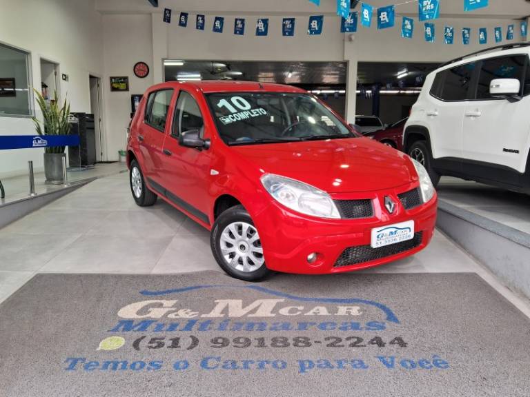 RENAULT - SANDERO - 2010/2010 - Vermelha - R$ 29.900,00