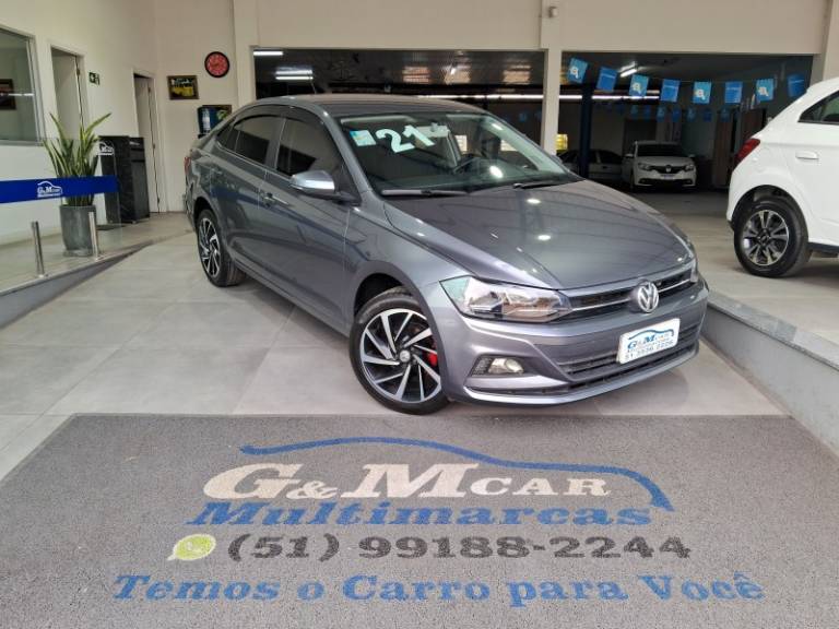 VOLKSWAGEN - VIRTUS - 2021/2021 - Cinza - R$ 77.900,00