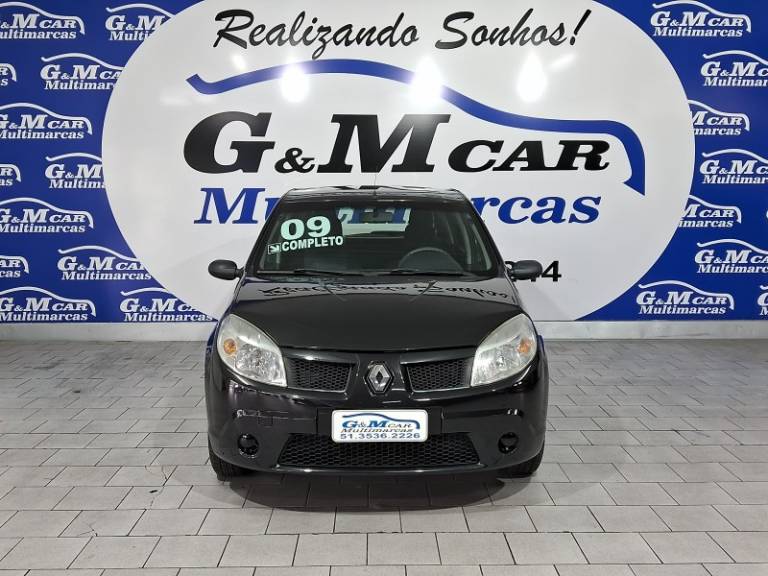 RENAULT - SANDERO - 2009/2009 - Preta - R$ 27.900,00