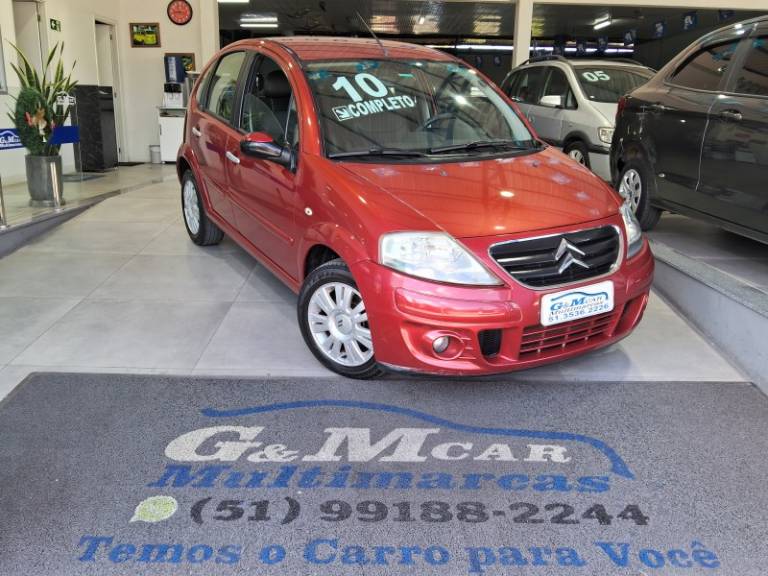 CITROËN - C3 - 2009/2010 - Vermelha - R$ 27.900,00