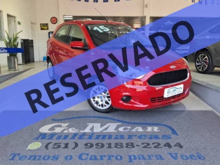 FORD - KA - 2014/2015 - Vermelha - R$ 41.900,00