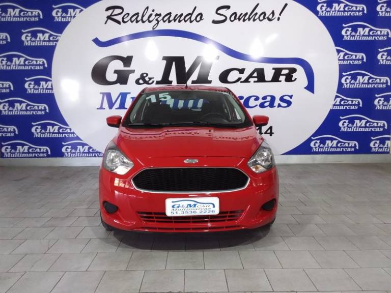 FORD - KA - 2014/2015 - Vermelha - R$ 41.900,00