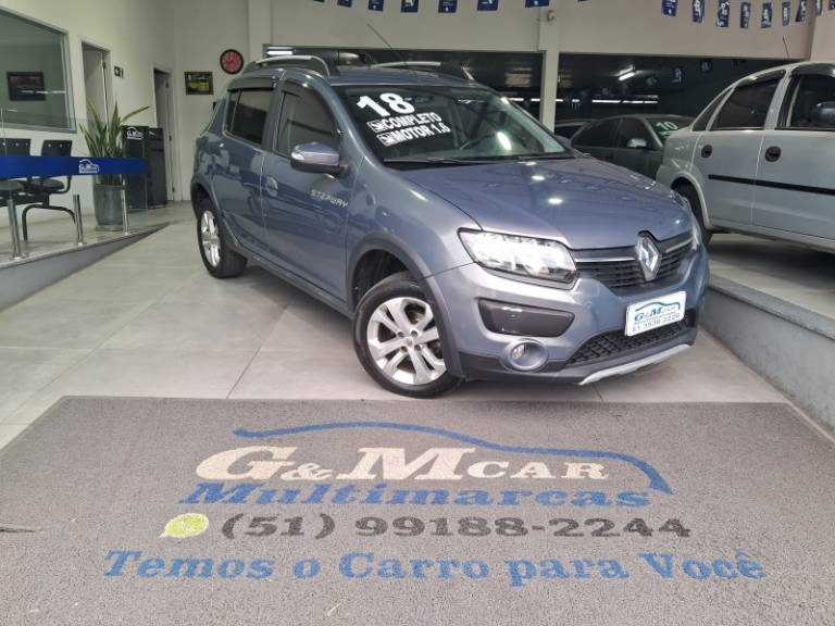 RENAULT - SANDERO - 2017/2018 - Cinza - R$ 44.900,00