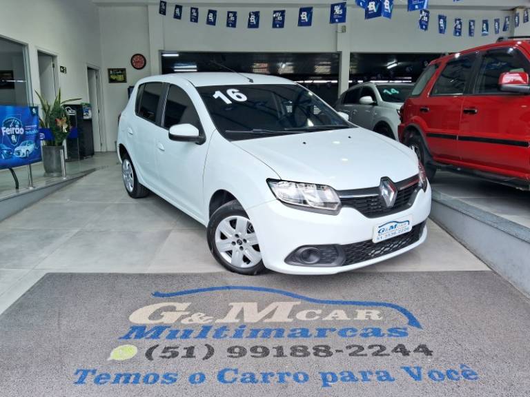 RENAULT - SANDERO - 2015/2016 - Branca - R$ 38.900,00