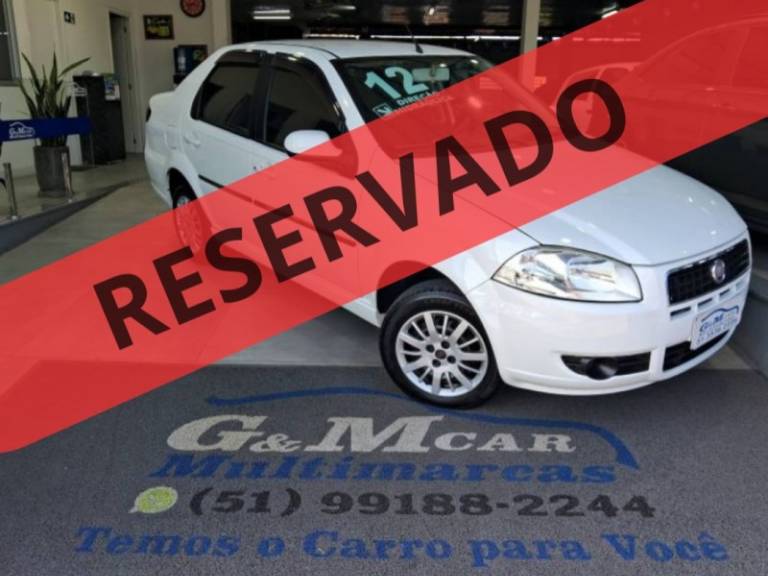 FIAT - SIENA - 2011/2012 - Branca - R$ 26.900,00