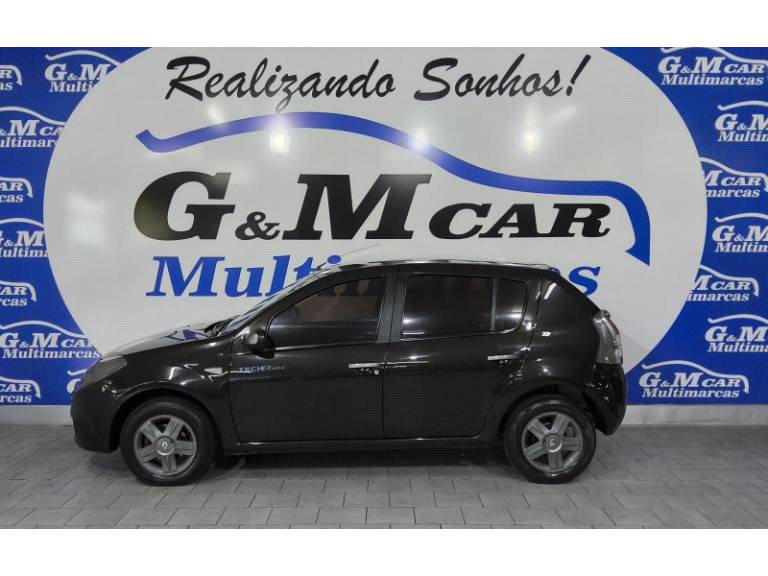 RENAULT - SANDERO - 2013/2014 - Preta - R$ 36.900,00