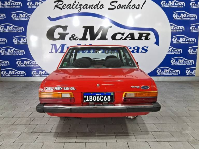 FORD - DEL REY - 1989/1990 - Vermelha - R$ 28.900,00