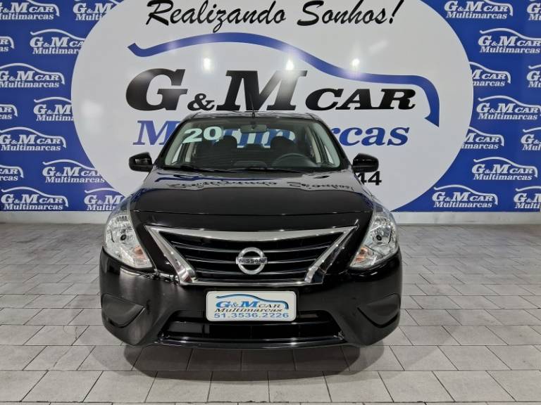 NISSAN - VERSA - 2020/2020 - Preta - R$ 52.900,00